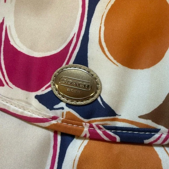 Coach Multicolor Patterned Nylon Hanging Travel Bag - Picture 2 of 5